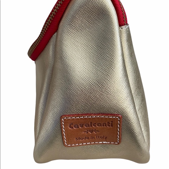 BNWT Cavalcanti gold makeup bag - Picture 2 of 8